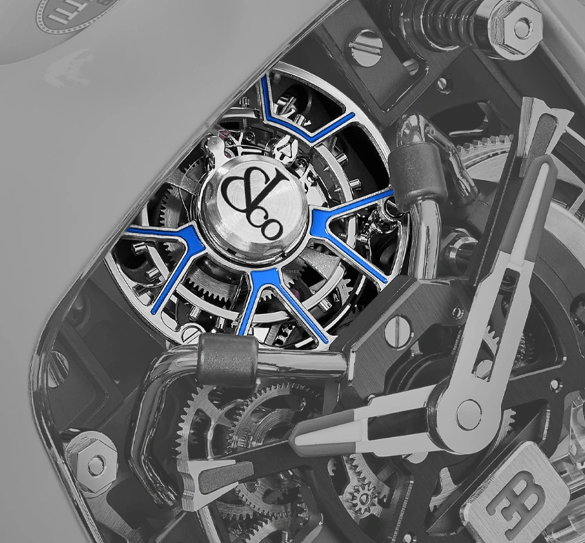 Jacob & Co.,Bugatti Chiron ,Titanium,Handwound,60hours,In-house Caliber,BU200,BU200.20.AE.AB.A