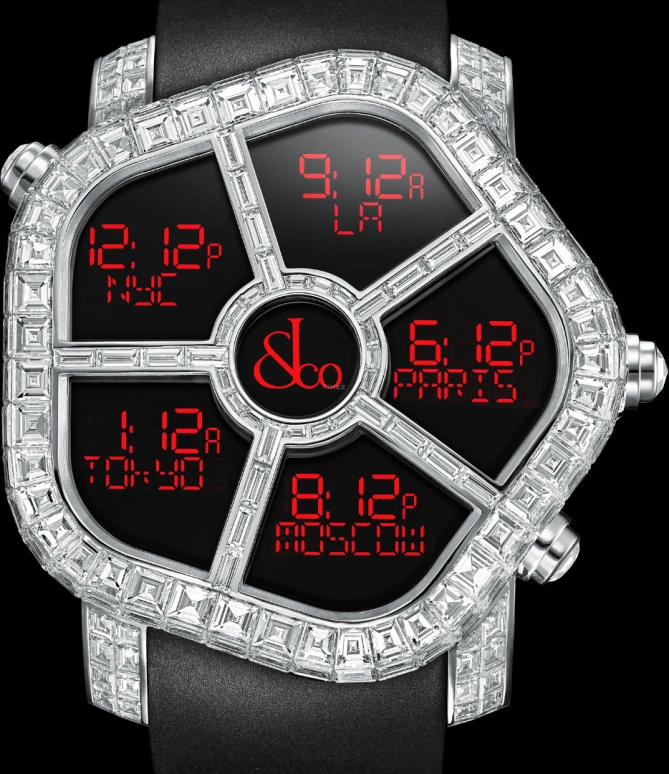 Jacob & Co.,Ghost 47mm,47mm,Gold,White Gold,Quartz,In-house Caliber,GH800,GH800.30.BD.BD.A