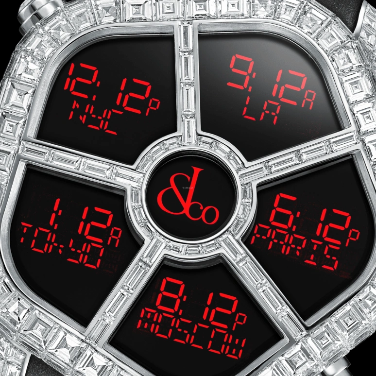 Jacob & Co.,Ghost 47mm,47mm,Gold,White Gold,Quartz,In-house Caliber,GH800,GH800.30.BD.BD.A