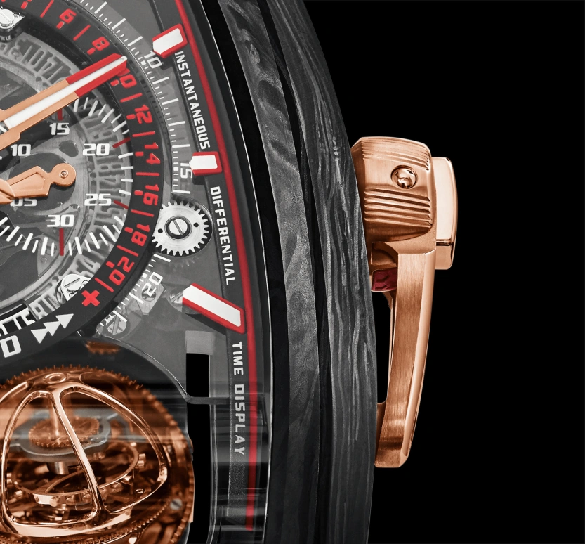 Jacob & Co.,Twin Turbo Furious 57x52mm,57x52mm,Forged Carbon,Carbon,Handwound,50hours,In-house Caliber,TT210,TT210.29.AA.AA.A