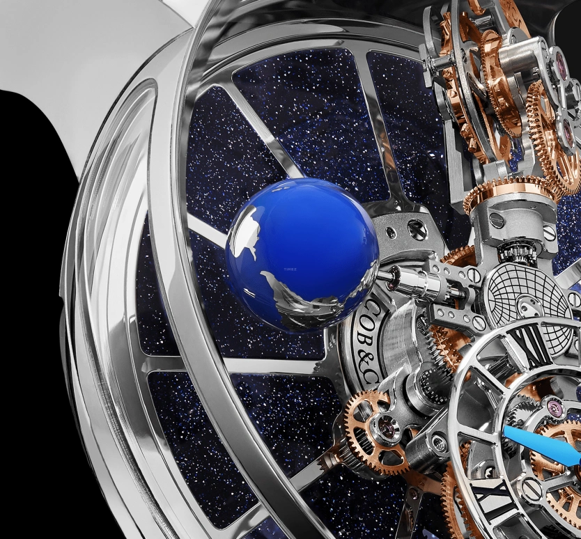 Jacob & Co.,Astronomia 50mm,50mm,Gold,White Gold,Silver,Skeleton,Handwound,60hours,In-house Caliber,AT100,AT100.30.AC.SD.A