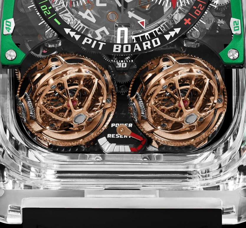 Jacob & Co.,Twin Turbo Furious ,Sapphire,Crystal,Handwound,50hours,In-house Caliber,TT220,TT220.80.AA.AC.A
