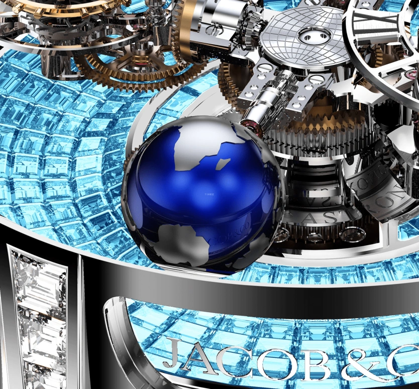 Jacob & Co.,Astronomia ,Gold,White Gold,Handwound,60hours,In-house Caliber,AT800,AT800.30.BD.BI.B