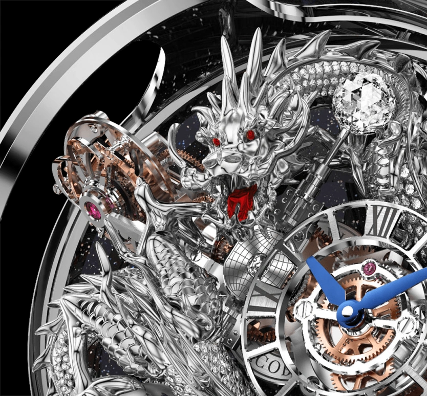 Jacob & Co.,Astronomia ,Sapphire,Gold,White Gold,Handwound,60hours,In-house Caliber,AT102,AT102.30.DR.UA.A
