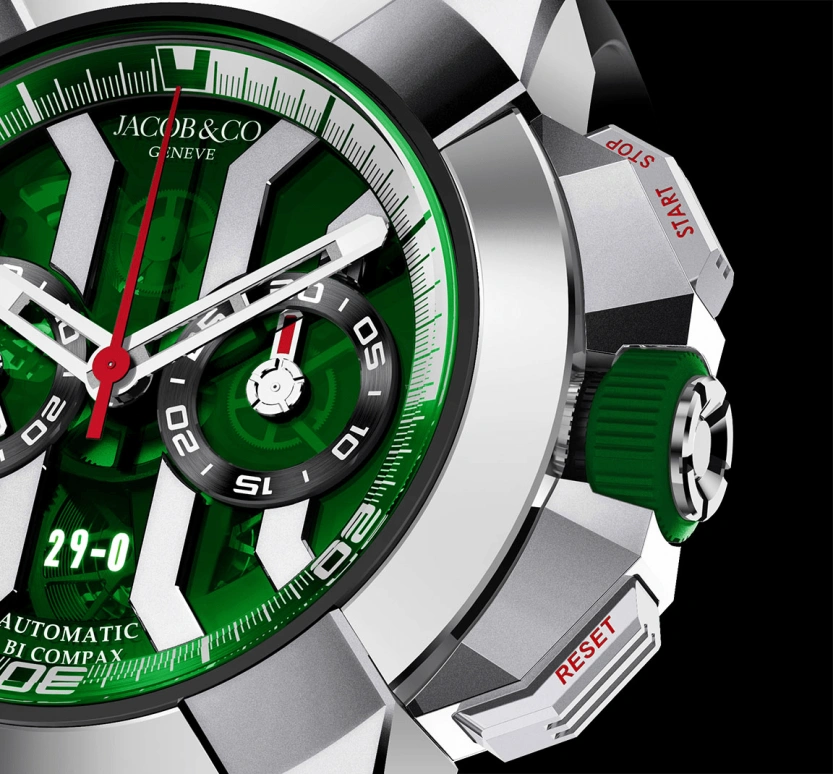 Jacob & Co.,EPIC ,Titanium,48hours,In-house Caliber,Sapphire,EC323,EC323.20.AB.AB.A
