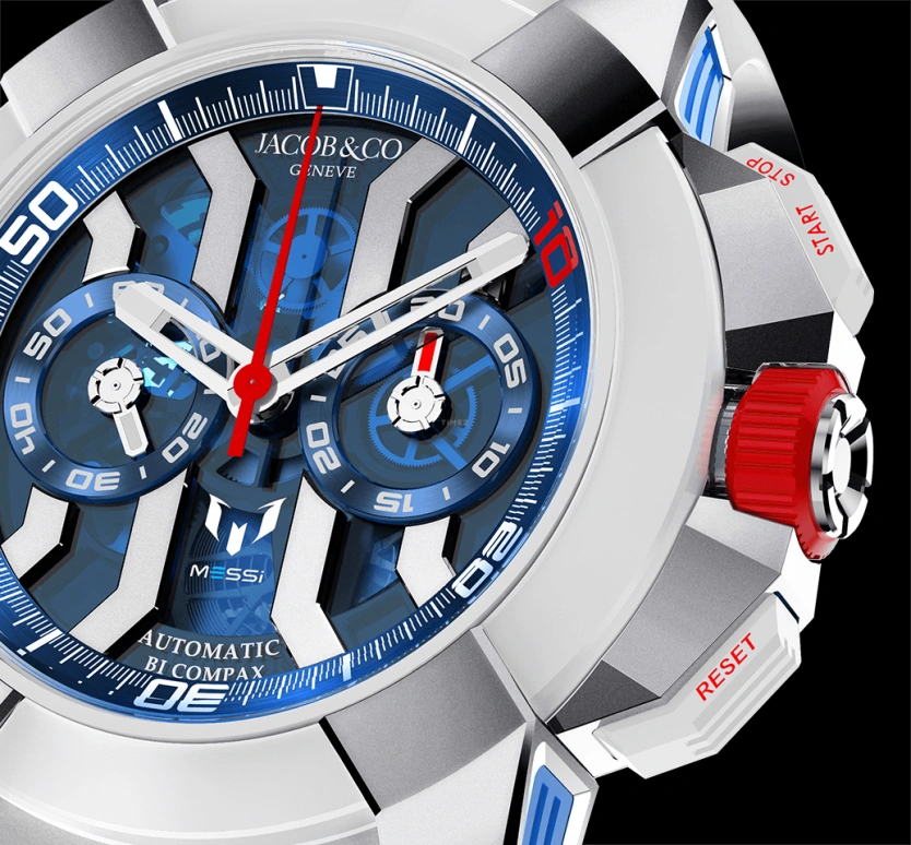 Jacob & Co.,EPIC ,Titanium,48hours,In-house Caliber,Sapphire,EC313,EC313.20.PE.LL.K