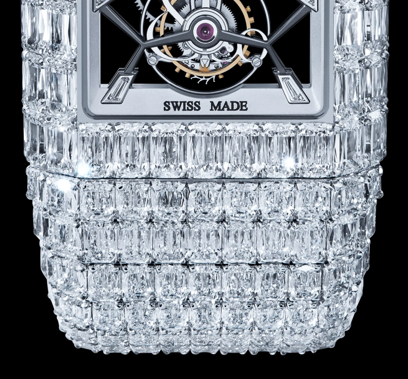 Jacob & Co.,Billionaire 45.67x35mm,45.67x35mm,Gold,White Gold,Sapphire,BL122,BL122.30.BD.BD.A