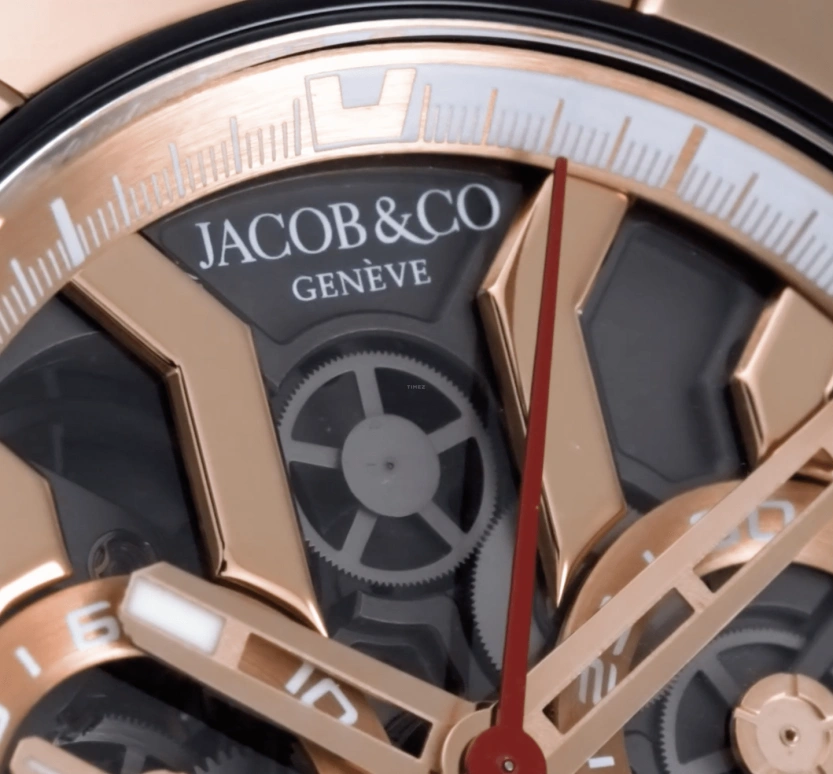 Jacob & Co.,EPIC ,Rose Gold,Titanium,Gold,48hours,In-house Caliber,Sapphire,EC323,EC323.42.AC.AA.A40AA