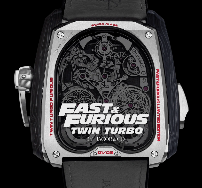 Jacob & Co.,Twin Turbo Furious ,Titanium,Carbon,Sapphire,TT200,TT200.21.AC.AC.ABVEA