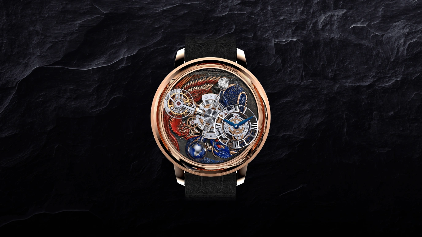Jacob & Co.,Astronomia ,Rose Gold,Gold,Handwound,60hours,In-house Caliber,AT100,AT100.40.AC.UE.B