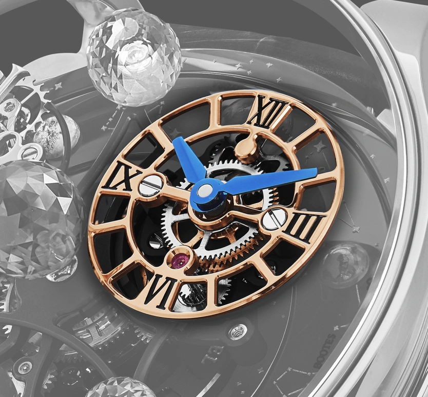 Jacob & Co.,Astronomia 45.50mm,45.50mm,Rose Gold,Sapphire,Gold,Handwound,48hours,In-house Caliber,G-DRAGON,BIGBANG,GD,AS300,AS300.40.AA.AE.ABALA