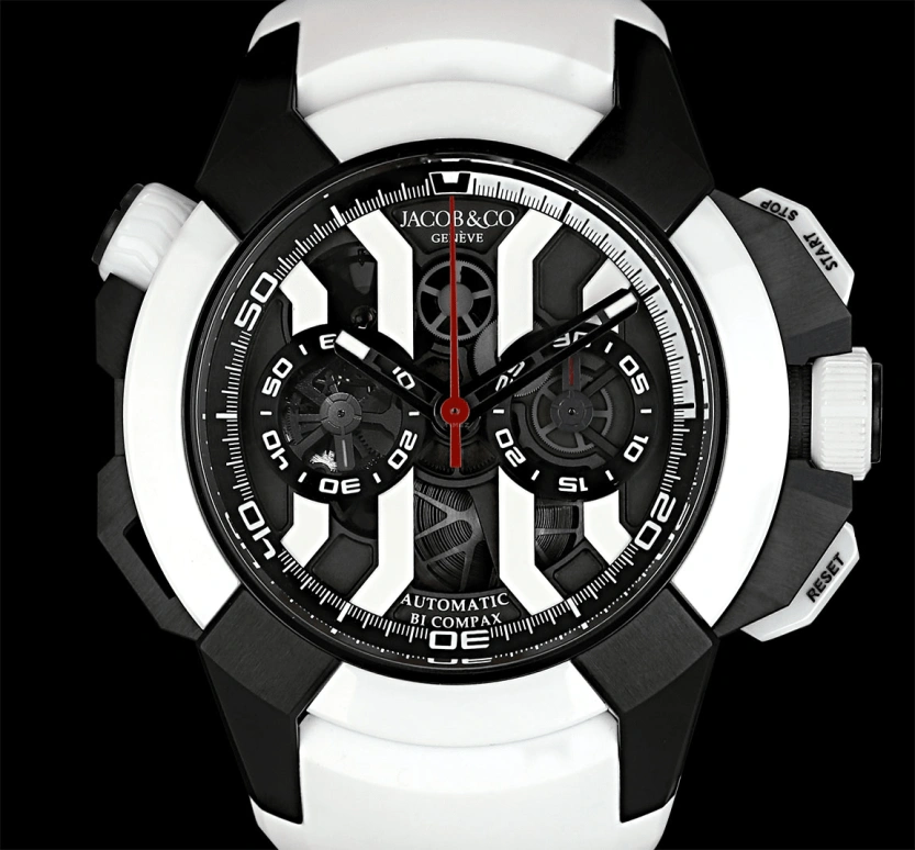Jacob & Co.,EPIC ,Titanium,48hours,In-house Caliber,Sapphire,EC312,EC312.21.SD.BX.A