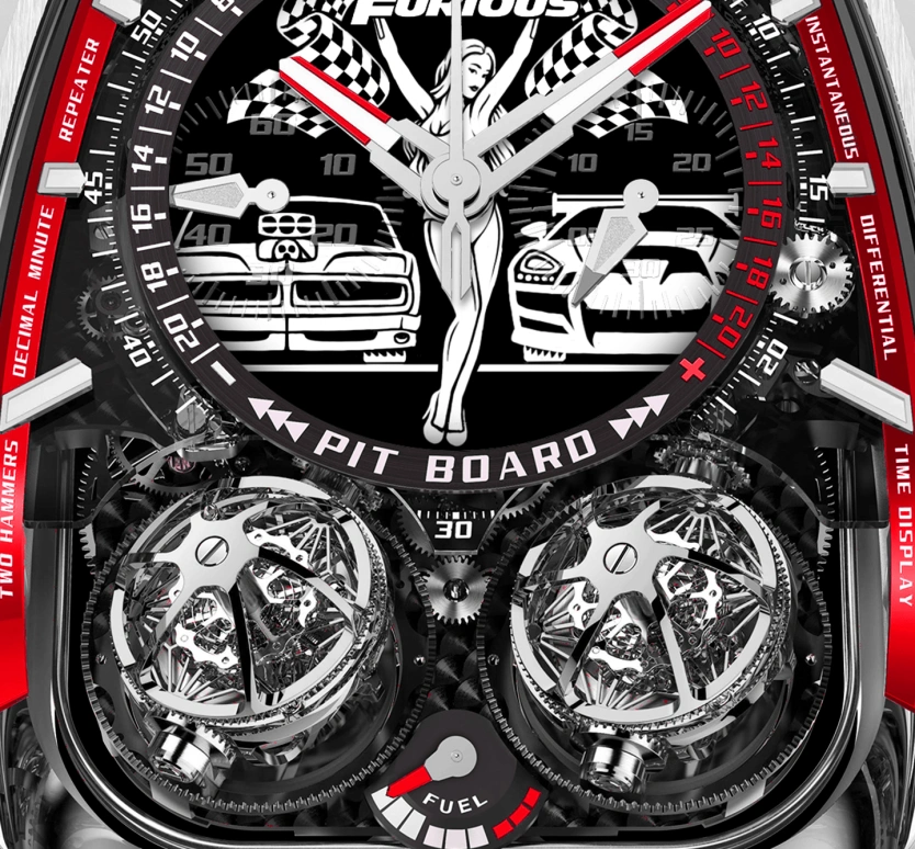 Jacob & Co.,Twin Turbo Furious ,Titanium,Carbon,Sapphire,TT200,TT200.21.AC.AC.ABVEA
