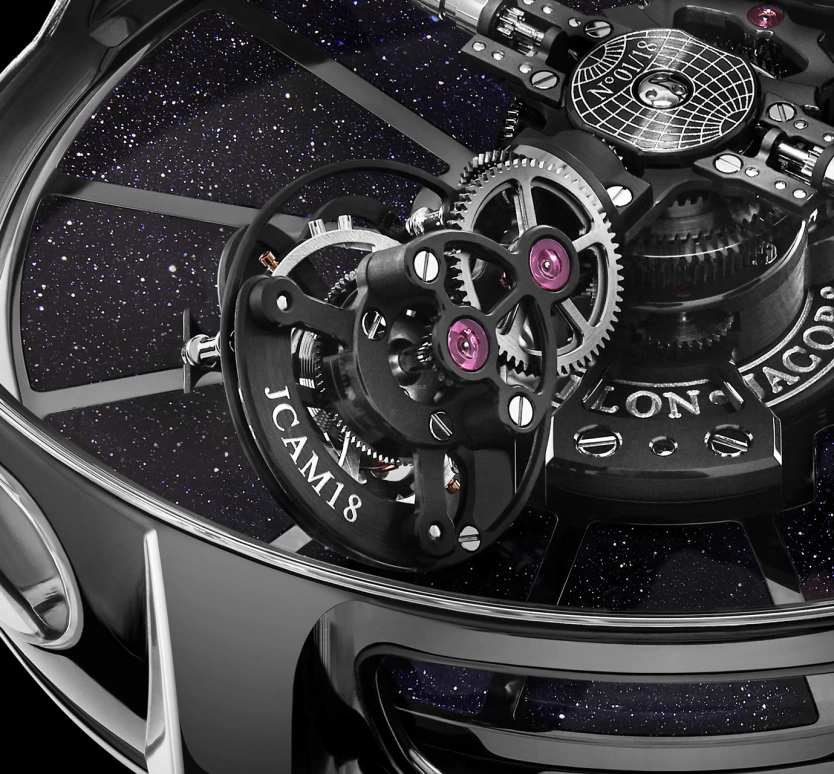 Jacob & Co.,Astronomia ,Ceramic,Handwound,60hours,In-house Caliber,AT100,AT100.95.KK.SD.B