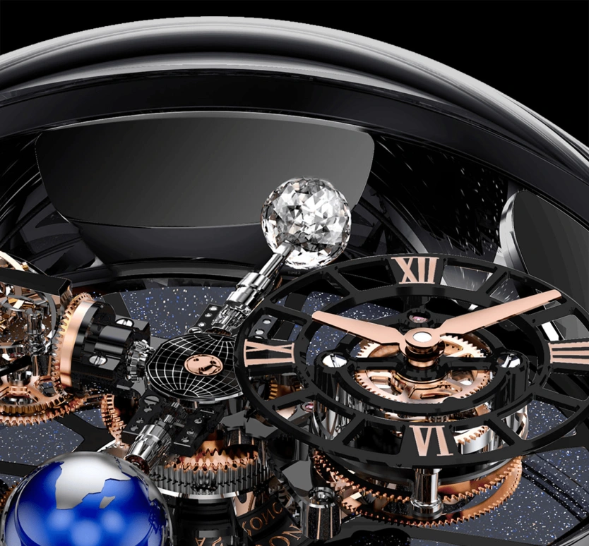 Jacob & Co.,Astronomia ,Ceramic,Handwound,60hours,In-house Caliber,AT100,AT100.95.KN.SD.B