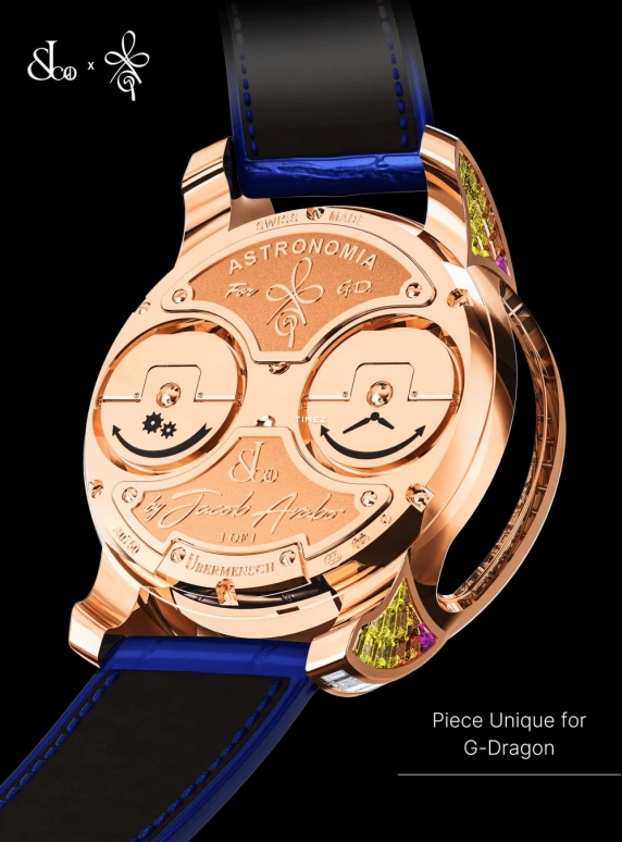 Jacob & Co.,Astronomia ,Rose Gold,Silver,Multi-Color,Sapphire,Round,Astronomia Solar G,Astronomia Solar G-Dragon