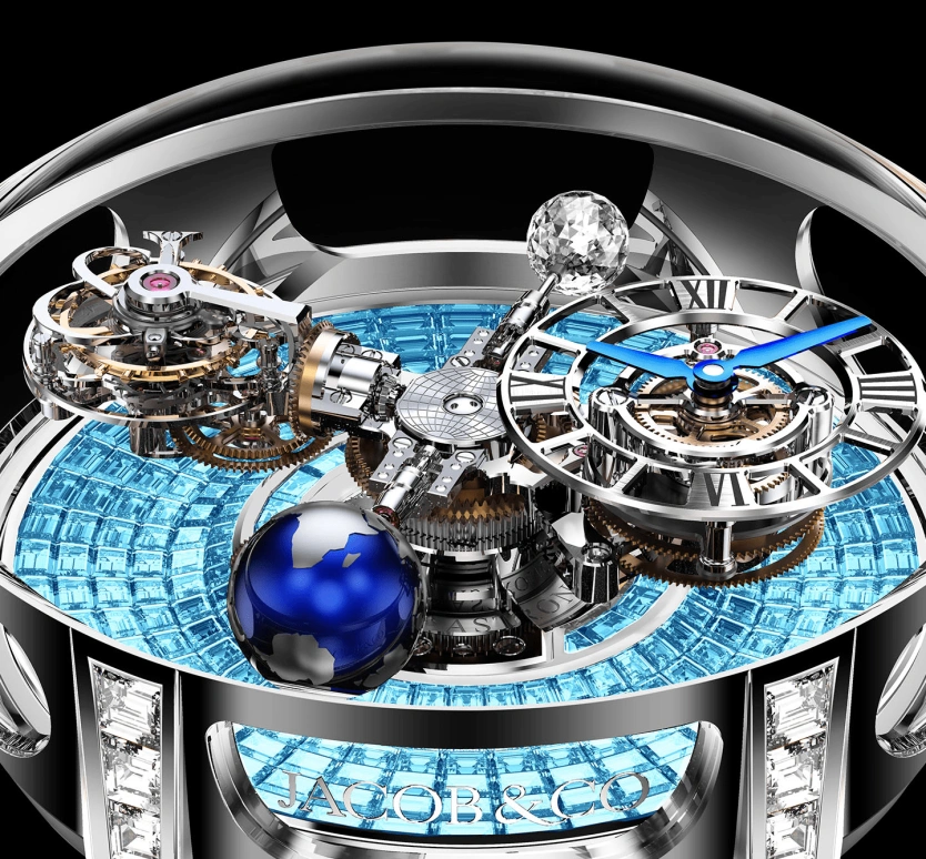 Jacob & Co.,Astronomia ,Gold,White Gold,Handwound,60hours,In-house Caliber,AT800,AT800.30.BD.BI.B