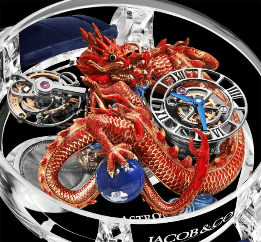 Jacob & Co.,Astronomia 50mm,50mm,Sapphire,Handwound,60hours,In-house Caliber,AT125,AT125.80.DR.UA.B