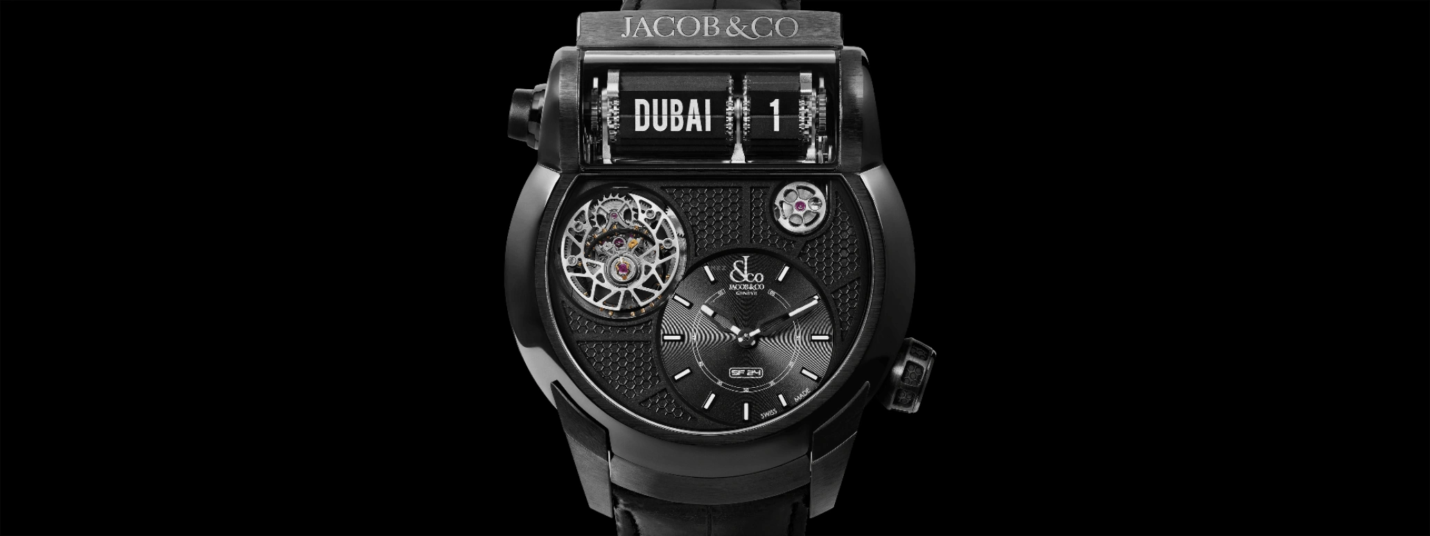 Jacob & Co.,EPIC ,Titanium,48hours,In-house Caliber,Sapphire,ES102,ES102.21.NS.AA.A