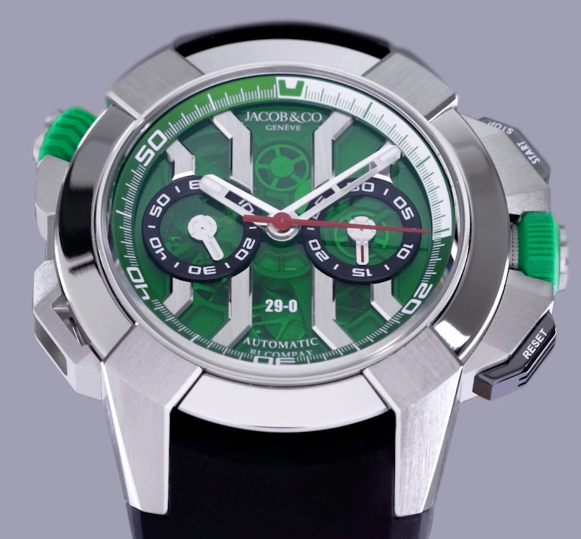 Jacob & Co.,EPIC ,Titanium,48hours,In-house Caliber,Sapphire,EC323,EC323.20.AB.AB.A