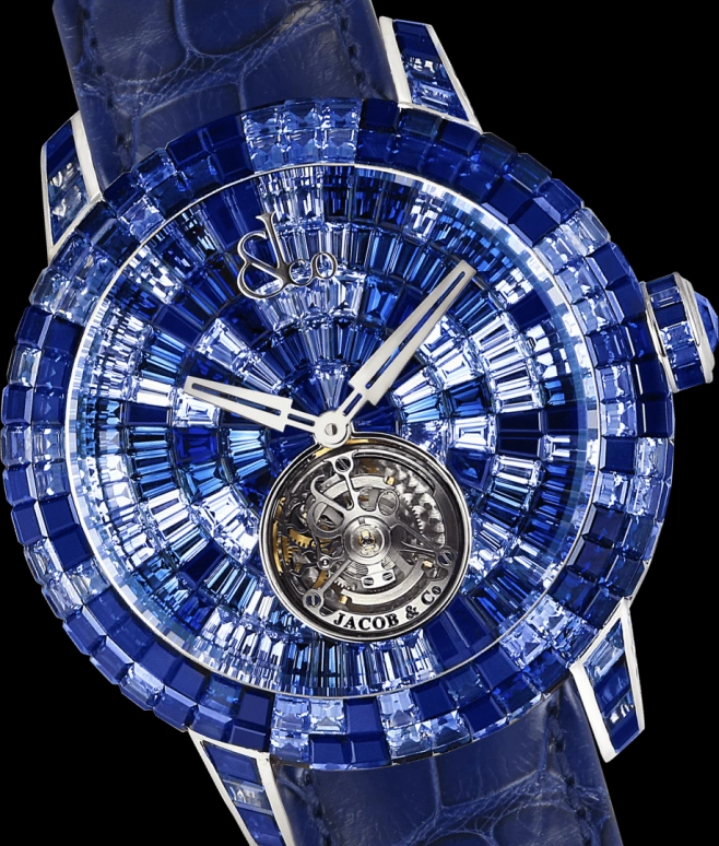 Jacob & Co.,Caviar Tourbillon 47mm,47mm,Gold,White Gold,Handwound,100hours,In-house Caliber,CV201,CV201.30.CB.CB.A