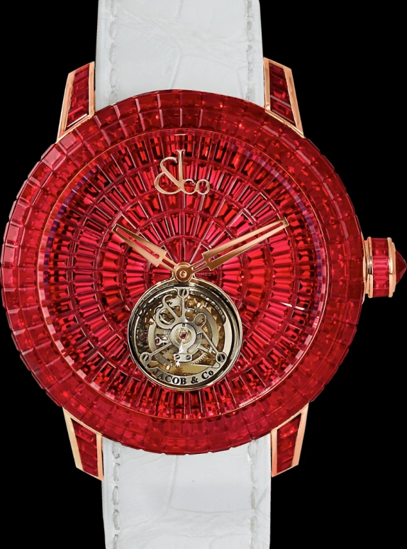 Jacob & Co.,Caviar Tourbillon ,Handwound,100hours,In-house Caliber,CV201,CV201.40.BR.UB.A