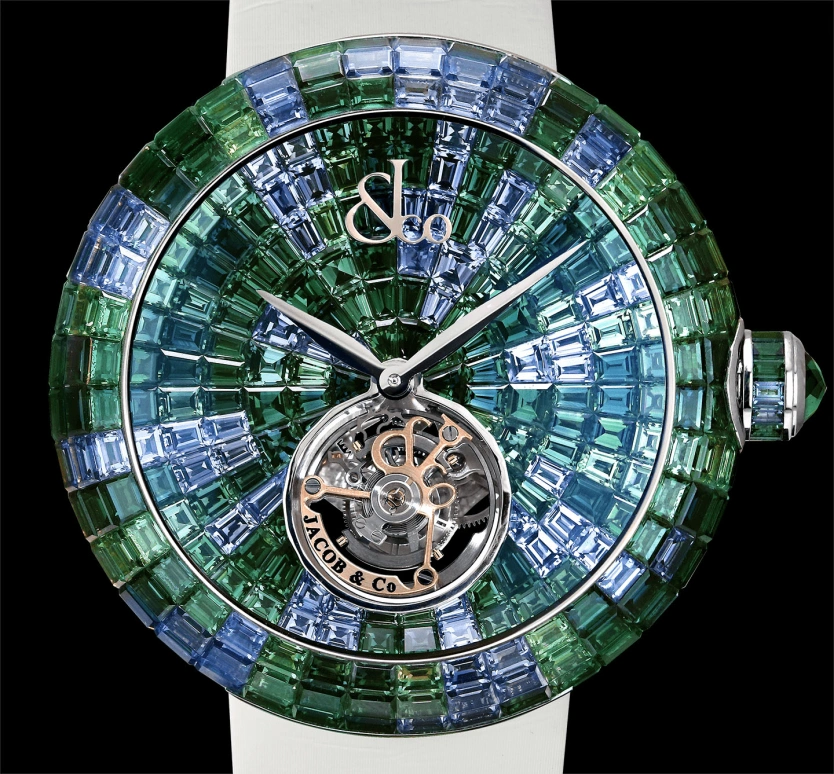 Jacob & Co.,Brilliant ,Gold,White Gold,Handwound,In-house Caliber,BT543,BT543.30.CG.CG.B