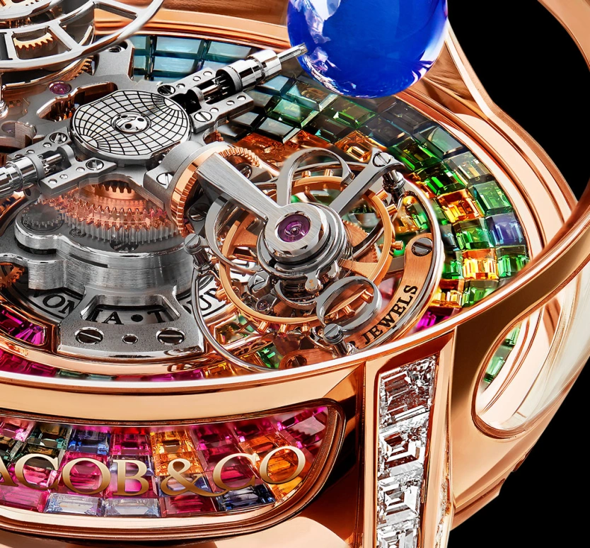 Jacob & Co.,Astronomia ,Rose Gold,Gold,Handwound,60hours,In-house Caliber,AT800,AT800.40.BD.UG.B