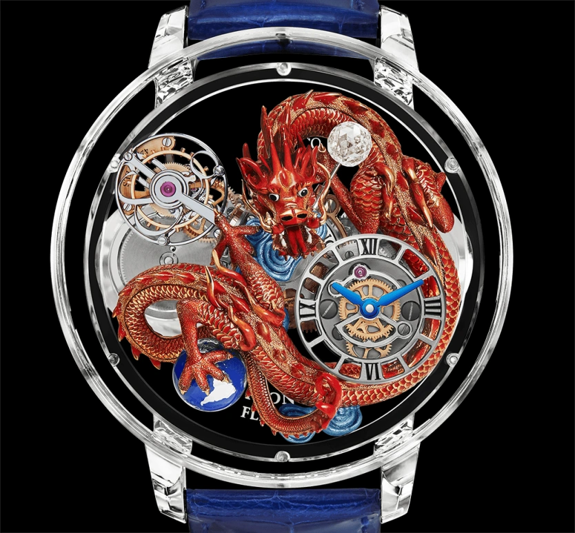 Jacob & Co.,Astronomia 50mm,50mm,Sapphire,Handwound,60hours,In-house Caliber,AT125,AT125.80.DR.UA.B
