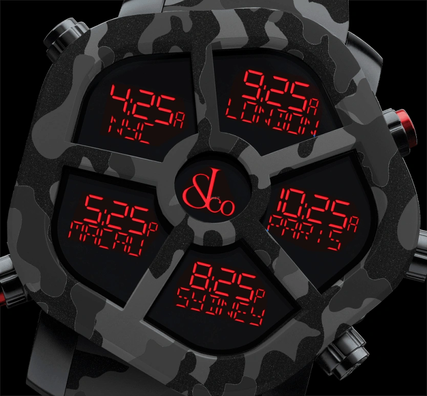Jacob & Co.,Ghost ,Carbon,Rubber,Quartz,In-house Caliber,GH100,GH100.11.NS.PC.ANR4D
