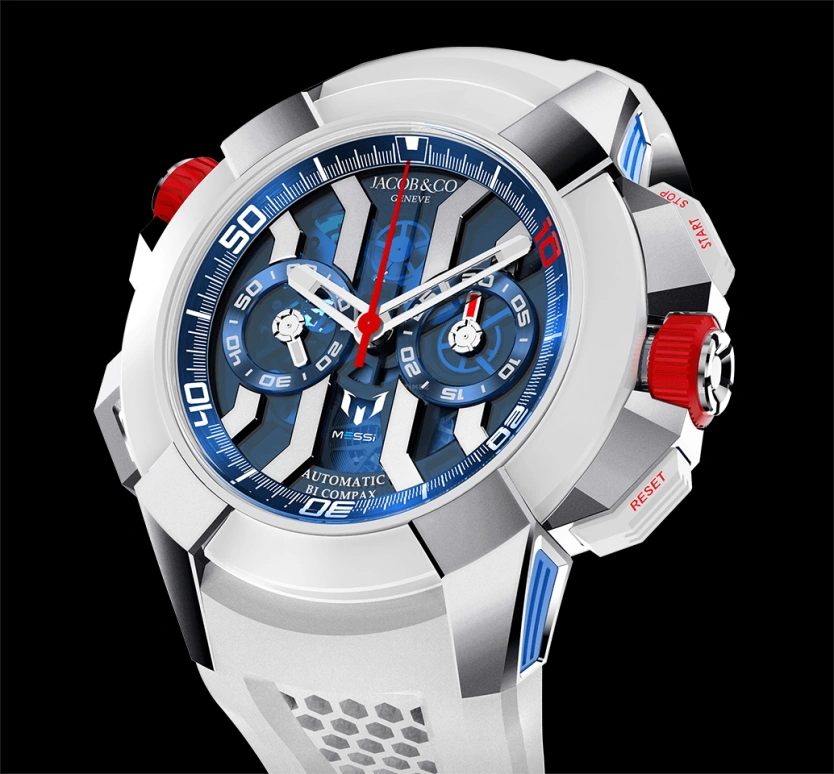 Jacob & Co.,EPIC ,Titanium,48hours,In-house Caliber,Sapphire,EC313,EC313.20.PE.LL.K