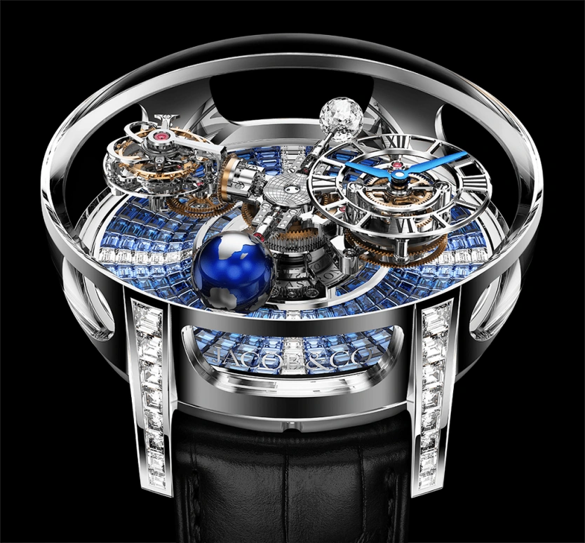 Jacob & Co.,Astronomia ,Gold,White Gold,Handwound,60hours,In-house Caliber,AT800,AT800.30.BD.UA.B
