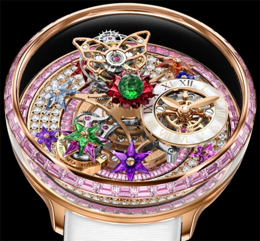 Jacob & Co.,Fleurs de Jardin ,Rose Gold,Gold,Sapphire,AF321,AF321.40.BA.AG.BBSA