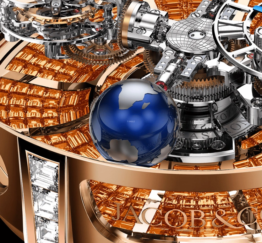 Jacob & Co.,Astronomia ,Handwound,60hours,In-house Caliber,AT800,AT800.40.BO.UA.B