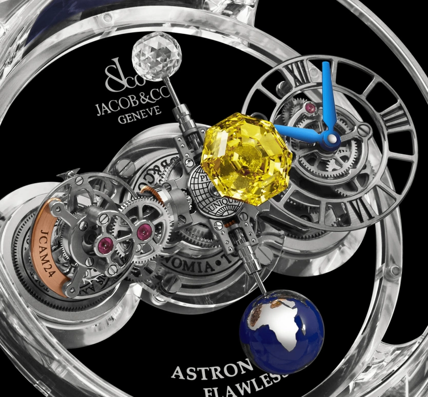 Jacob & Co.,Astronomia ,Sapphire,Crystal,Handwound,60hours,In-house Caliber,AT125,AT125.80.AA.UC.B