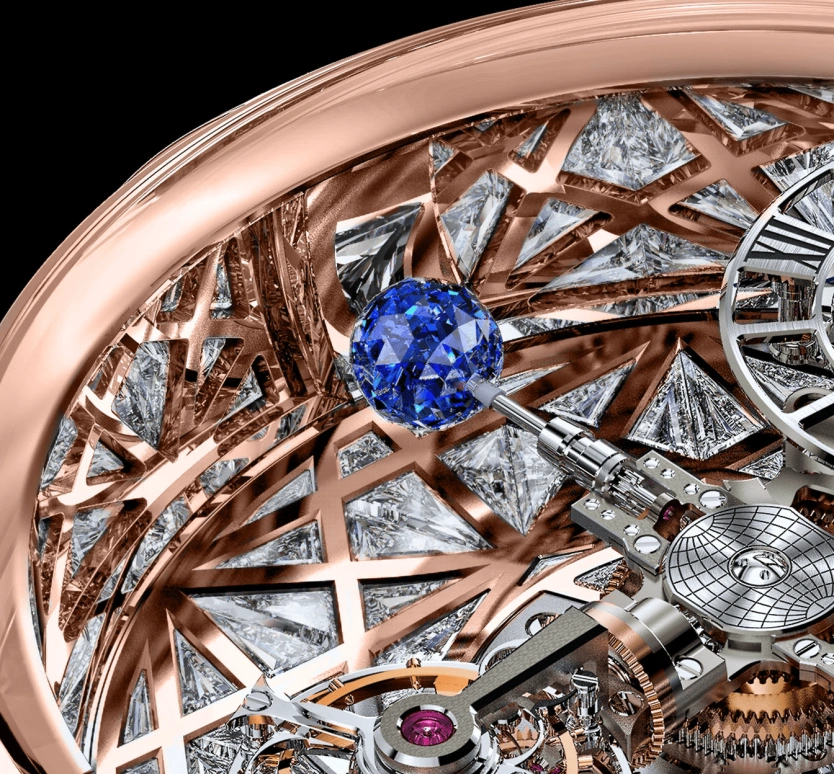 Jacob & Co.,Astronomia 50mm,50mm,Rose Gold,Gold,Handwound,60hours,In-house Caliber,AT800,AT800.40.HD.HD.B
