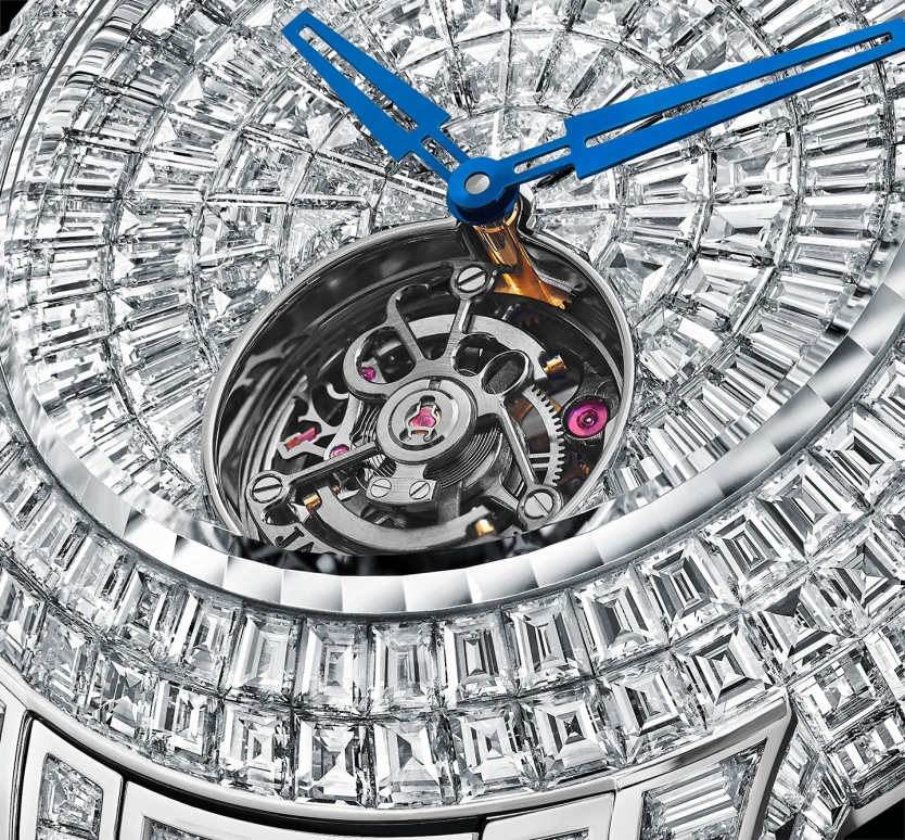 Jacob & Co.,Caviar Tourbillon 47mm,47mm,Gold,White Gold,Handwound,100hours,In-house Caliber,CV201,CV201.30.BD.UB.B30BA