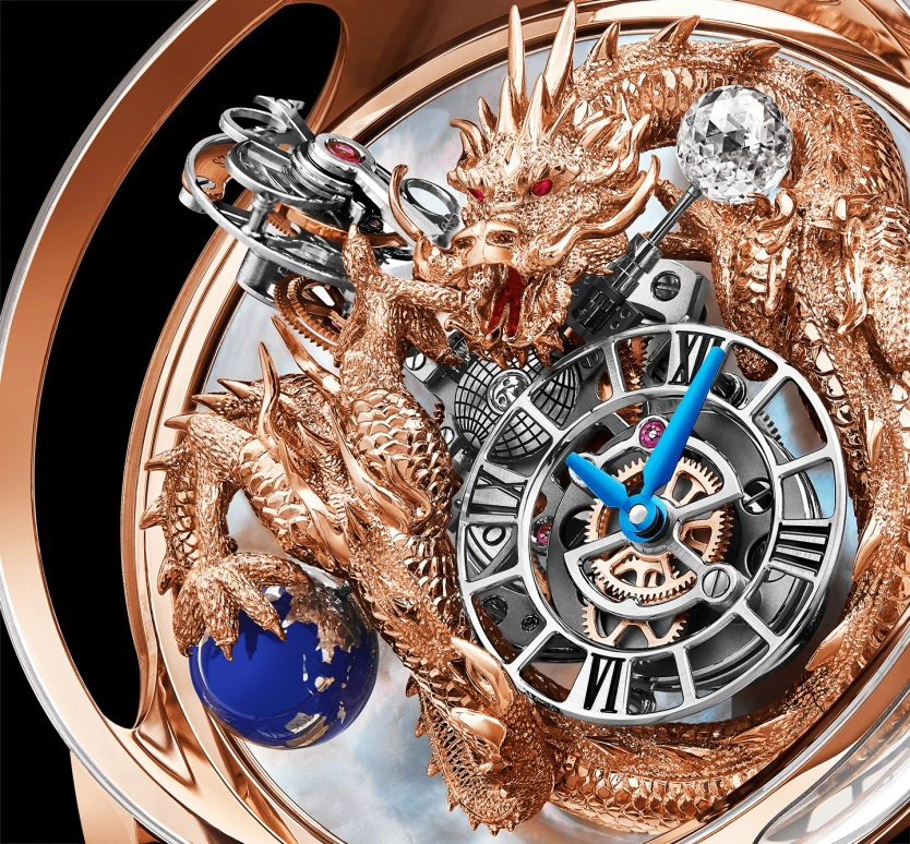 Jacob & Co.,Astronomia 50mm,50mm,Rose Gold,Sapphire,Gold,Handwound,60hours,In-house Caliber,AT102,AT102.40.DR.UE.A