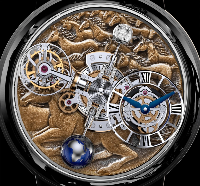 Jacob & Co.,Astronomia ,Handwound,60hours,In-house Caliber,AT100,AT100.31.AC.UB.B