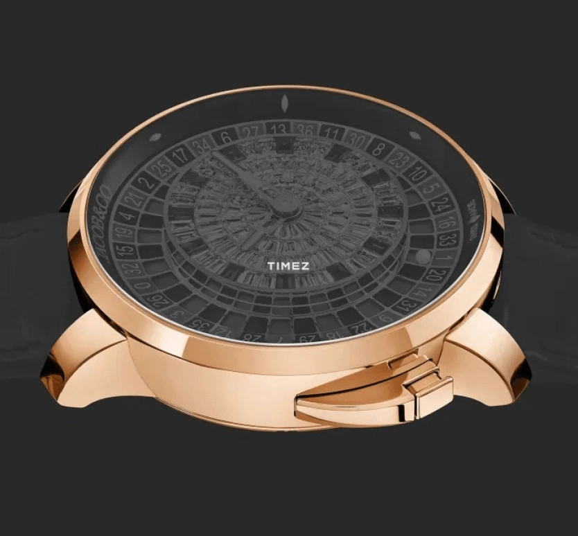 Jacob & Co.,Casino 44mm,44mm,Rose Gold,Multi-Color,Handwound,Tourbillon,Round,CA100,CA100.40.AB.BA.ABALA