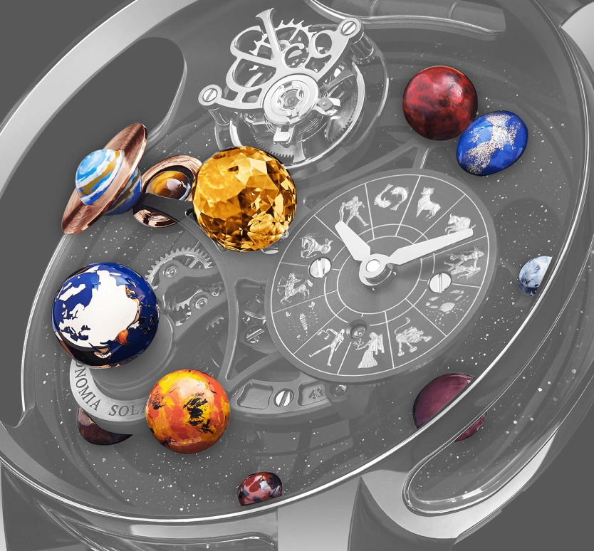 Jacob & Co.,Astronomia 44mm,44mm,Titanium,Sapphire,Handwound,48hours,In-house Caliber,AS310,AS310.21.SP.AA.A