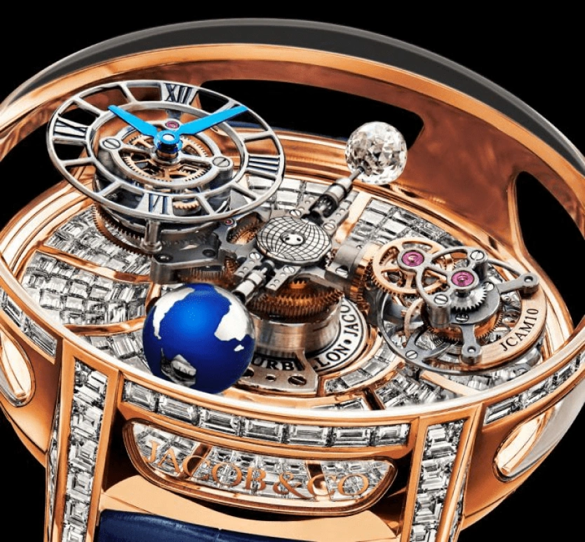 Jacob & Co.,Astronomia ,Rose Gold,Gold,Handwound,35hours,In-house Caliber,AT810,AT810.40.BD.BD.A