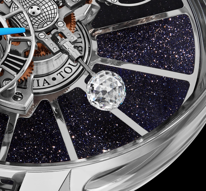 Jacob & Co.,Astronomia 50mm,50mm,Gold,White Gold,Silver,Skeleton,Handwound,60hours,In-house Caliber,AT100,AT100.30.AC.SD.A