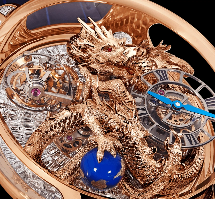 Jacob & Co.,Astronomia 50mm,50mm,Rose Gold,Sapphire,Gold,Handwound,60hours,In-house Caliber,AT802,AT802.40.DR.BD.ABALA