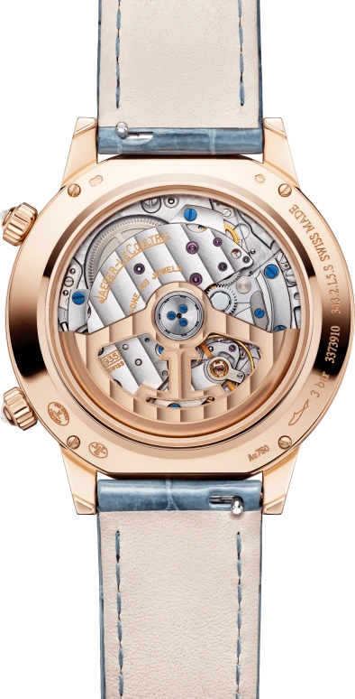 Jaeger-LeCoultre,Rendez-Vous 36mm,36mm,Pink Gold,Blue,Automatic,Moonphase,Alarm,Q3522480