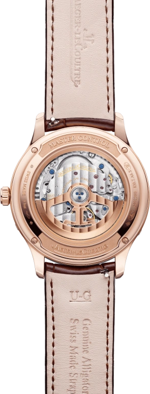 Jaeger-LeCoultre,Master 40mm,40mm,Pink Gold,Silver,Automatic,Moonphase,Month,Date,Day,70hours,In-house Caliber,Q4142520