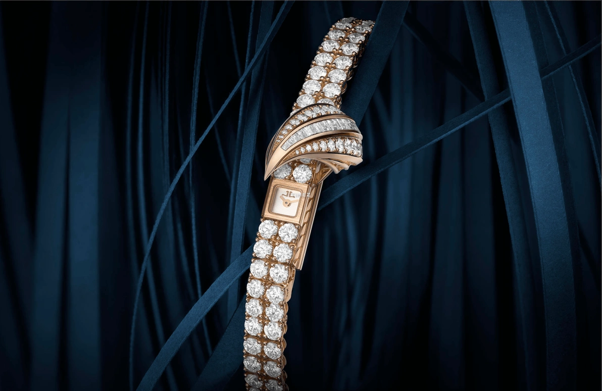 Jaeger-LeCoultre,Extraordinary 14x4.80mm,14x4.80mm,Rose Gold,Silver,Handwound,33hours,In-house Caliber,101 FEUILLE