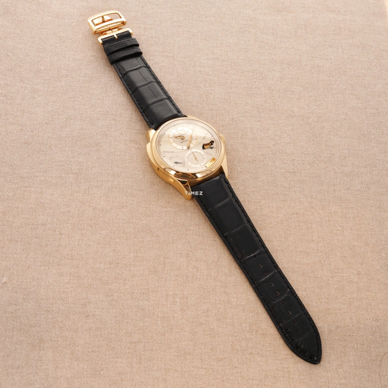 Jaeger-LeCoultre,Master 44mm,44mm,Yellow Gold,Cream,Handwound,Power Reserve Indicator,Minute Repeater,Q5011410