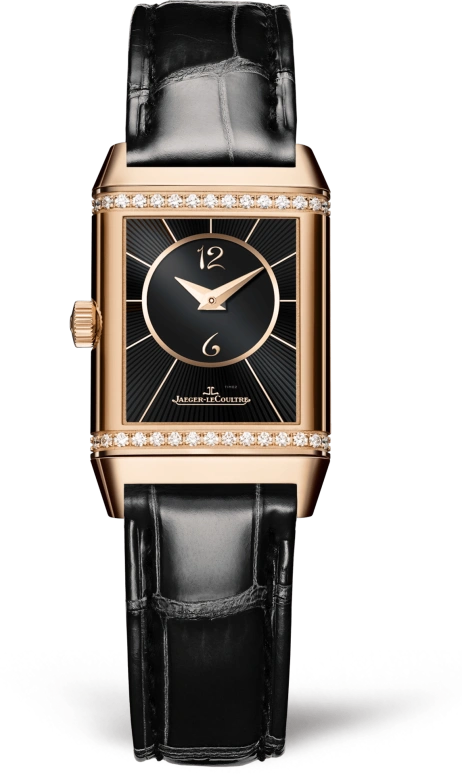 Jaeger-LeCoultre,Reverso 21mm,21mm,Pink Gold,Silver,Handwound,38hours,In-house Caliber,Q2662430