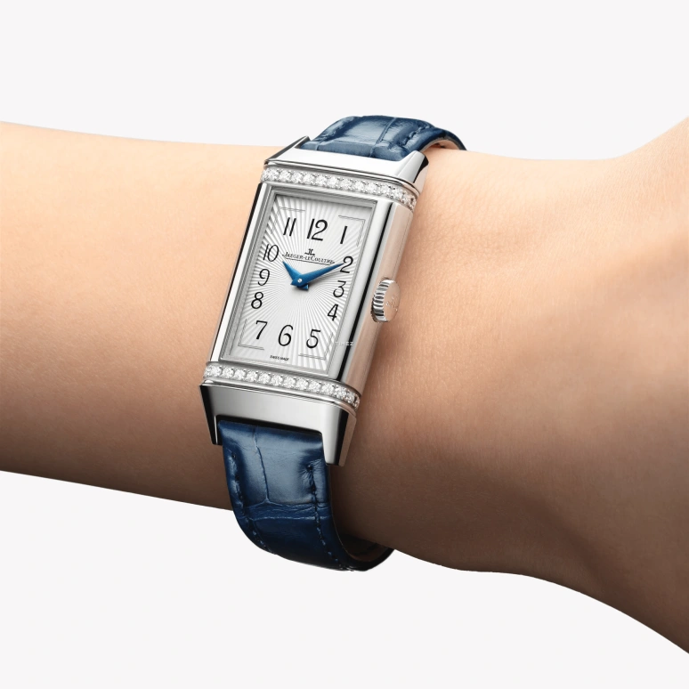 Jaeger-LeCoultre,Reverso 40.10x20mm,40.10x20mm,Stainless Steel,White,Handwound,38hours,In-house Caliber,Q334818J